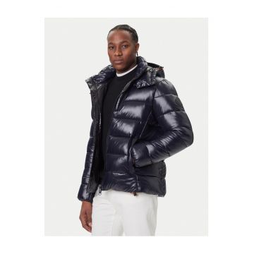 Geaca de iarna barbati  culoare bleumarin