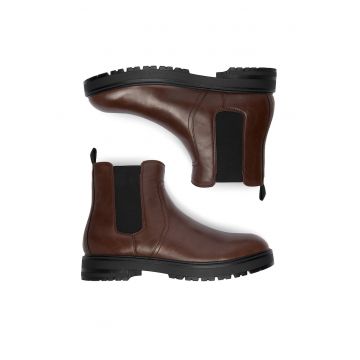 Ghete barbati -  maro - tesatura