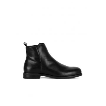 Ghete barbati  negru - tesatura - model MYL8517-4