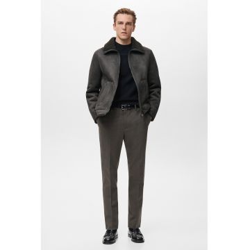 Jacheta cu buzunare oblice - Gri antracit