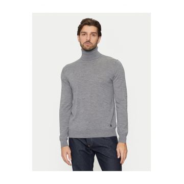 Pulover barbati  gri - din material moale