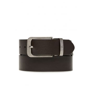 skora naturalna M  maro Gino Rossi curea barbat maro C-JAMES-ZP23015 curea barbati