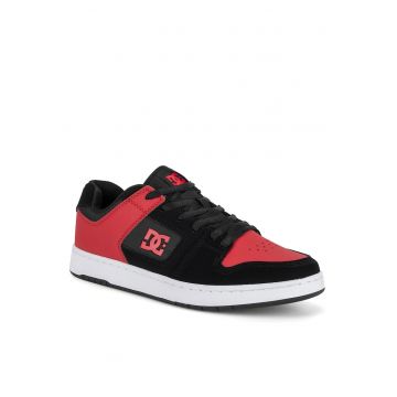 Tenisi barbati  MANTECA 4 - piele naturala - negru - rosu -