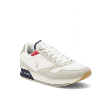 Tenisi barbati  NOBIL003G - sintetic - Alb/Bej