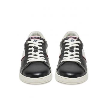 Tenisi  din piele naturala - Negru