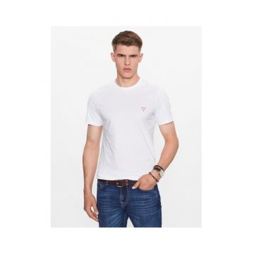 Tricou barbat -  alb - bumbac -