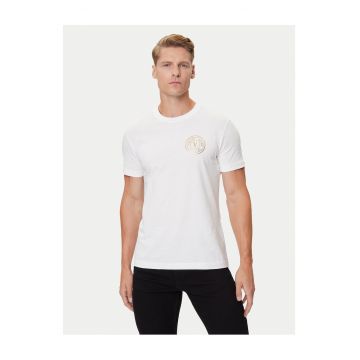 Tricou barbatesc -  alb - bumbac