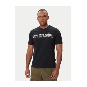 Tricou barbatesc  negru - bumbac