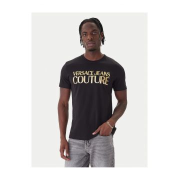 Tricou unisex  negru - bumbac