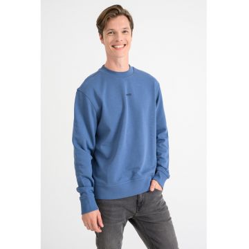Bluza de trening cu croiala lejera - Albastru petrol