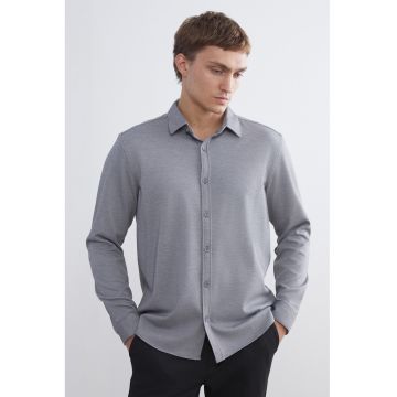 Camasa regular fit - Gri inchis