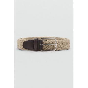 Curea tesuta si elastica - Maro inchis/Maro nisip