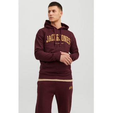 Hanorac cu imprimeu logo - Violet tyrian