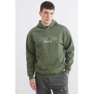 Hanorac din amestec de bumbac cu buzunar kangaroo