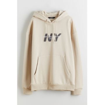 Hanorac lejer cu maneci cazute - Bej