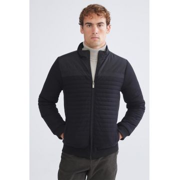 Jacheta usoara matlasata - Negru