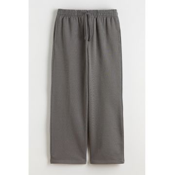 Pantaloni de trening relaxed fit cu snur - Gri