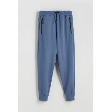 Pantaloni de trening slim fit - Albastru lavanda