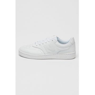 Pantofi sport 80 din piele ecologica cu model uni - Alb