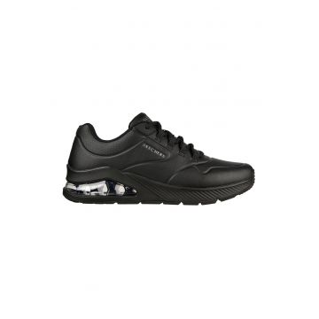 Pantofi sport de piele ecologica UNO 2-Air Around - Black Onyx