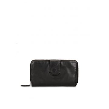 Portofel din piele Valerian Elite - Negru