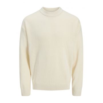 Pulover barbati - Jack Jones - bumbac/acril - ecru -