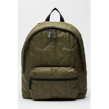 Rucsac cu logo si fermoar - Kaki
