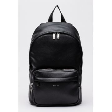 Rucsac rotund cu logo discret Raised - Negru