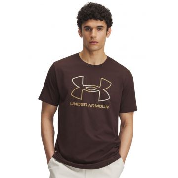 Tricou cu imprimeu logo Foundation - Maro inchis/Maro camel