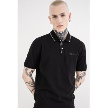 Tricou polo uni - Negru