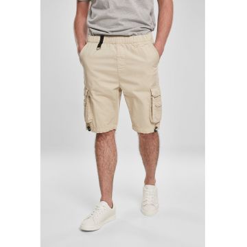 Bermude cargo de bumbac - Maro camel