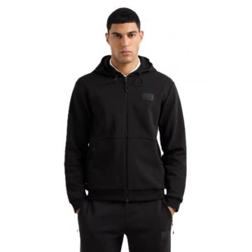 Bluza cu fermoar  pentru Lifestyle - M HOODIE FZ ST COPL ST - 7M000094-AF12116-UC001 - Negru - Negru