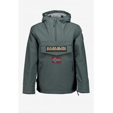 Geaca cu logo - fara inchidere Rainforest - Verde englez