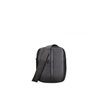 Geanta crossbody din piele ecologica Kryos Ultra - Negru