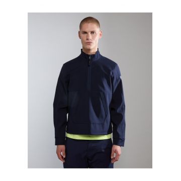 Hanorac cu fenta cu fermoar si buzunar kangaroo Melville -