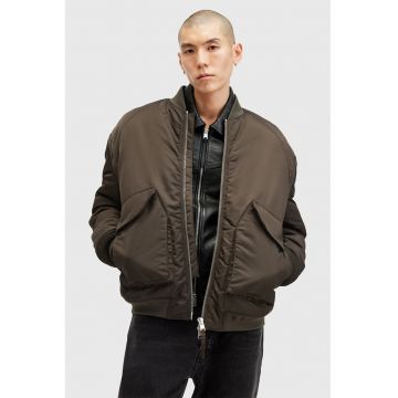 Jacheta bomber supradimensionata Hawk - Maro inchis