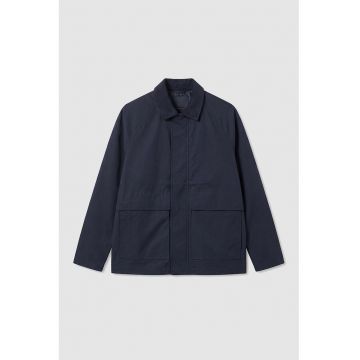 Jacheta cu buzunare exterioare - Bleumarin