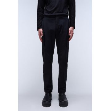 Pantaloni cargo cu finisaj rezistent la apa Broc - Negru