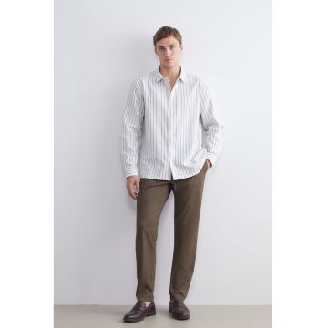 Pantaloni chino slim-fit - Maro inchis