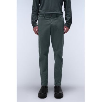 Pantaloni chino slim fit Puyo - Gri carbune