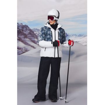 Pantaloni cu portjartiere ajustabile - pentru schi - Albastru ultramarin