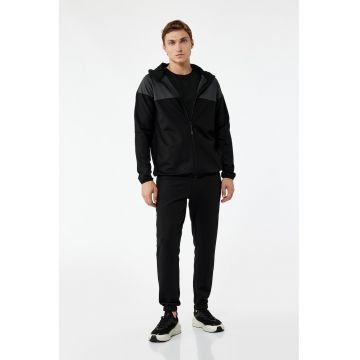 Pantaloni de trening cu snur - Negru