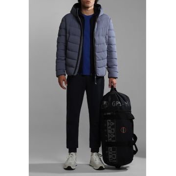 Pantaloni de trening regular fit cu snururi - Bleumarin