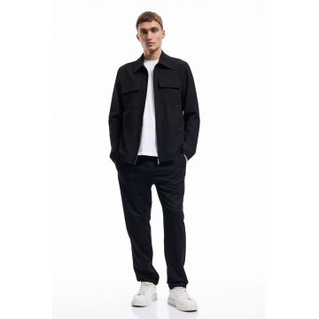 Pantaloni de trening relaxed fit - Negru