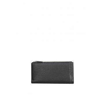 Portofel din piele Lysander - Negru