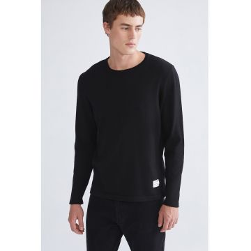 Pulover cu decolteu rotund - Negru