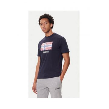 Tricou barbati -  bleumarin - 100% bumbac - 65982 - Bleumarin