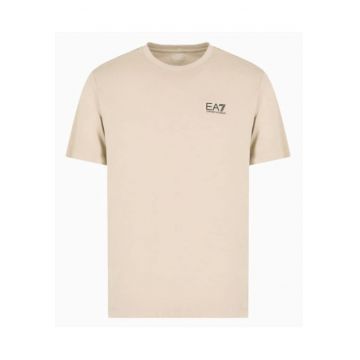Tricou barbati - Emporio Armani - 8NPT25 PJVPZ U6155 - regular - bej - bumbac -
