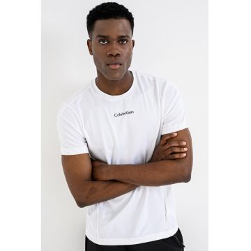 Tricou cu tehnologie uscare rapida - pentru fitness - Alb