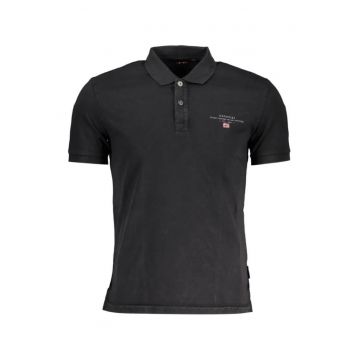Tricou Polo barbati - Elbas NP0A4GB4 - Logo Brodat - Regular Fit -